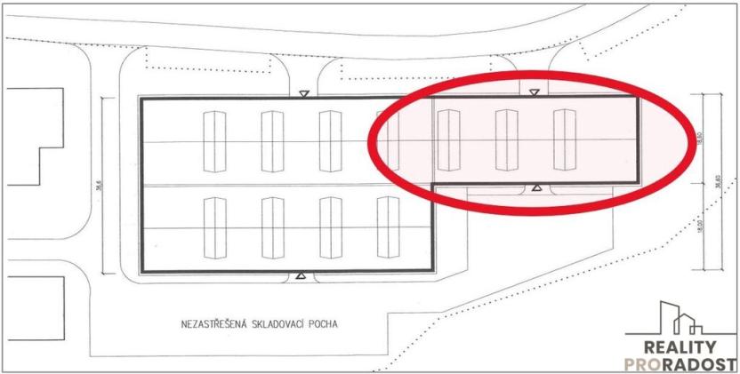 Pronájem skladu, Habrůvka, 760 m2