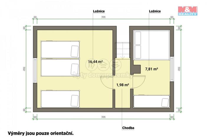 Prodej chaty, Hroznětín - Velký Rybník, 75 m2