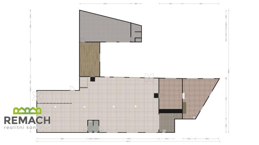 Pronájem obchodního prostoru, Náchod, Smiřických, 1100 m2