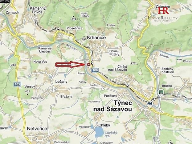 Prodej pozemku, Týnec nad Sázavou, 13 m2