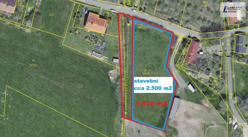 Prodej pozemku pro bydlení, Příbram, 3632 m2