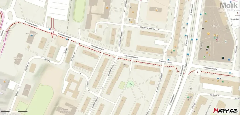 Prodej pozemku pro komerční výstavbu, Most, Františka Halase, 784 m2