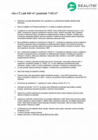 Prodej vily, Česká Lípa, Antonína Sovy, 440 m2