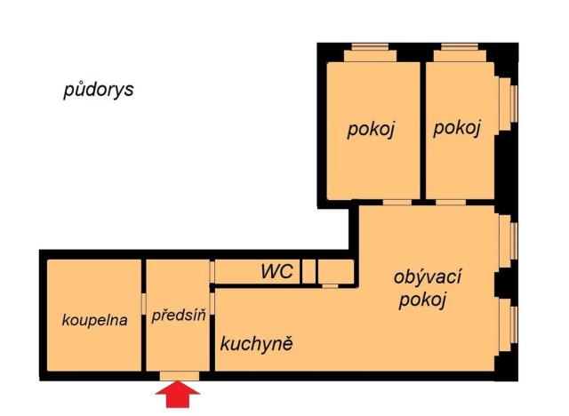 Pronájem bytu 3+kk, Praha - Malá Strana, 82 m2