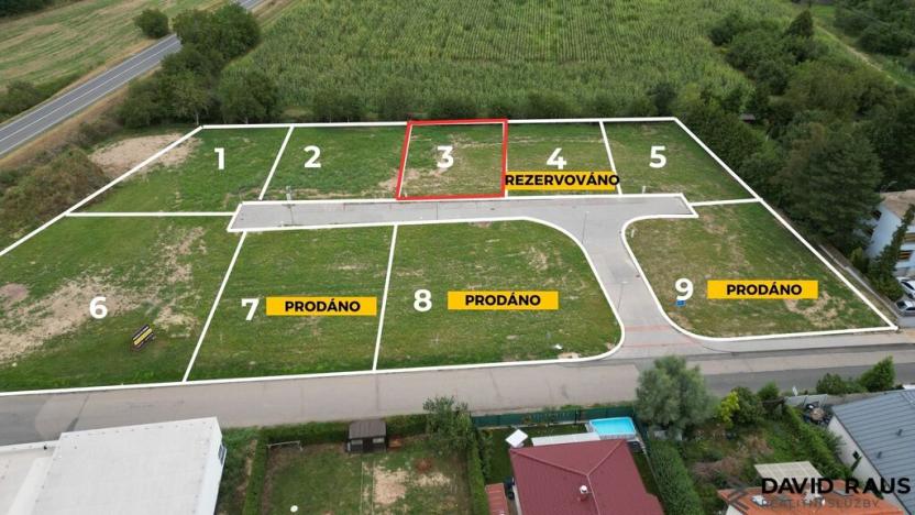 Prodej pozemku pro bydlení, Rajhrad, Štefánikova, 600 m2