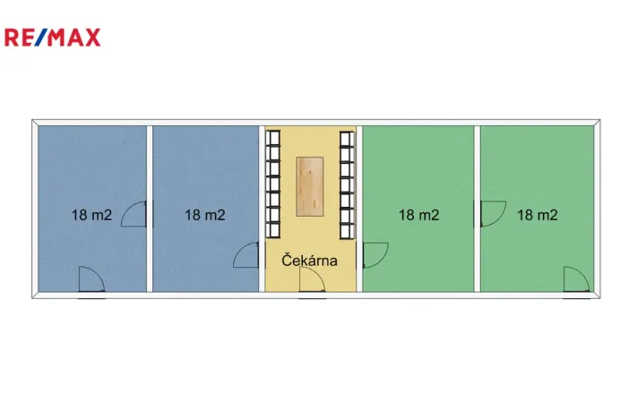 Pronájem ordinace, Havířov - Šumbark, Lidická, 51 m2