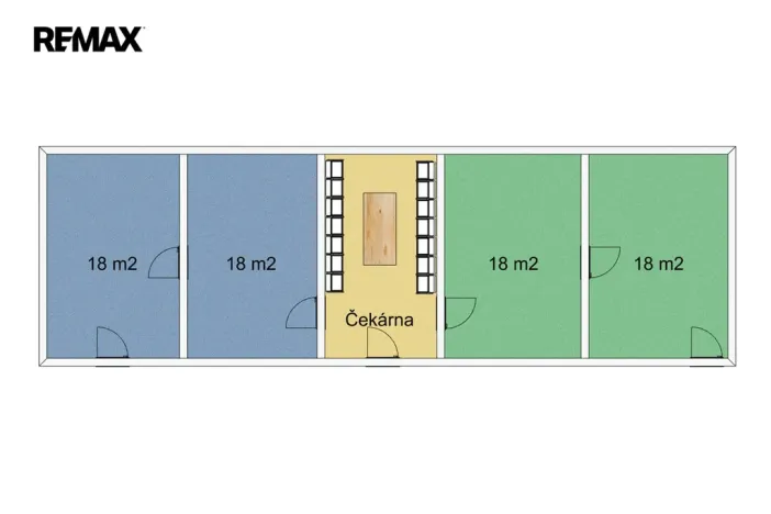 Pronájem ordinace, Havířov - Šumbark, Lidická, 51 m2