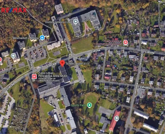 Pronájem kanceláře, Havířov - Šumbark, Lidická, 36 m2