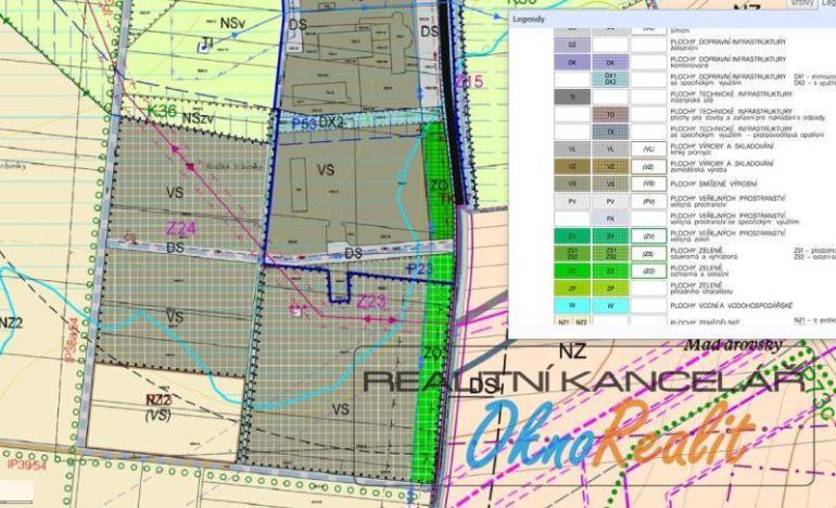Prodej pozemku pro komerční výstavbu, Horní Moštěnice, Dr. A. Stojana, 3817 m2