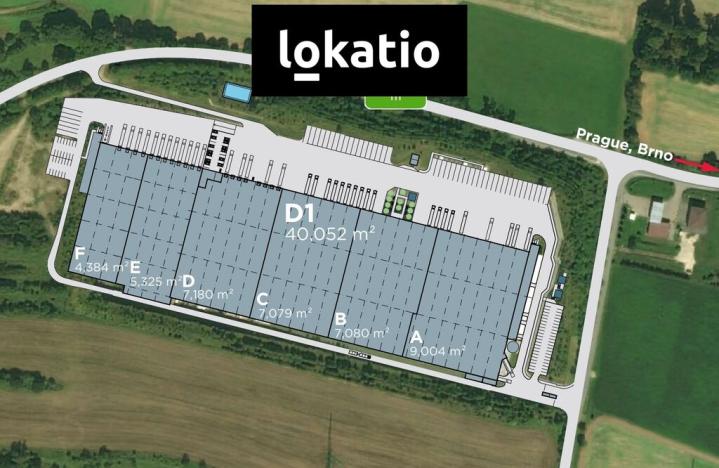 Pronájem skladu, Divišov, 6694 m2