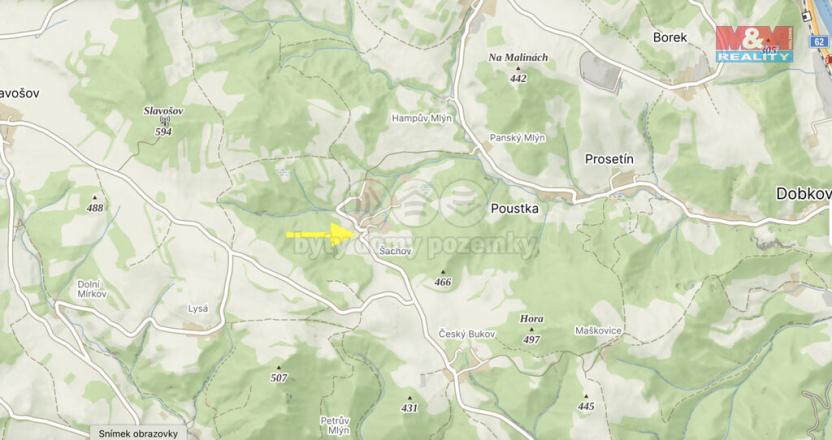 Prodej pozemku, Povrly, 1518 m2