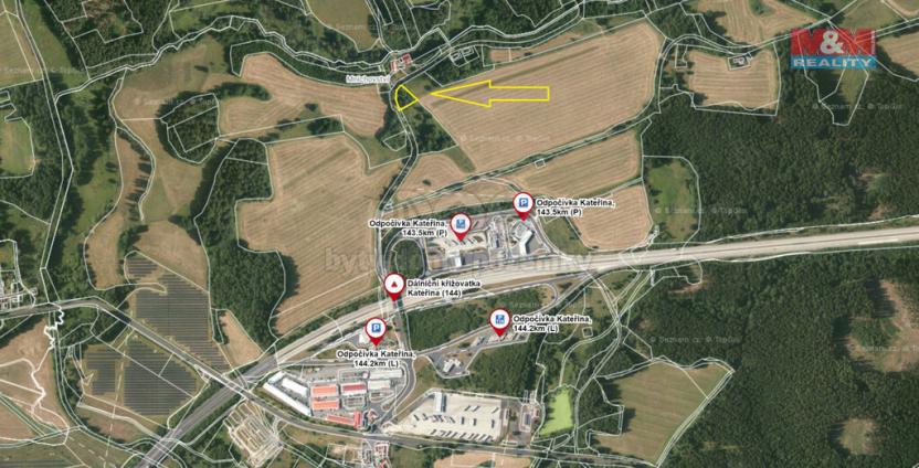 Prodej trvalého travního porostu, Rozvadov - Svatá Kateřina, 1487 m2