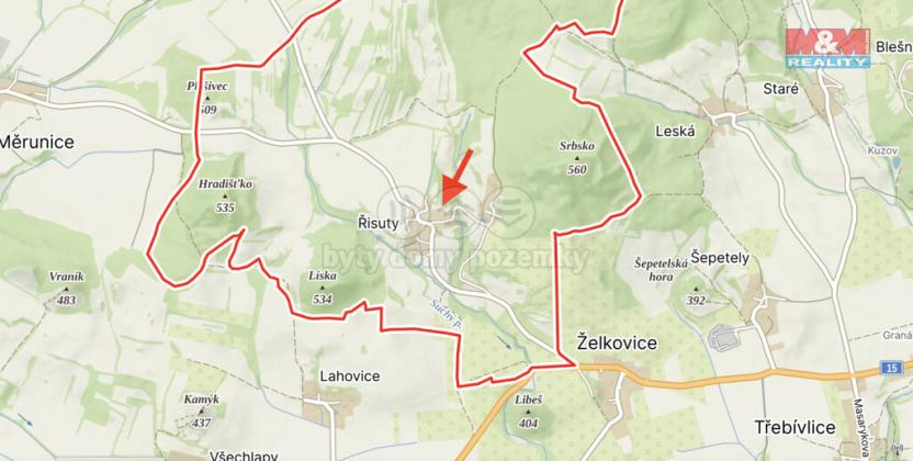 Prodej pozemku pro bydlení, Libčeves - Řisuty, 1257 m2
