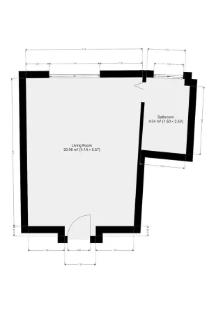 Pronájem bytu 1+kk, Praha - Michle, Michelská, 25 m2