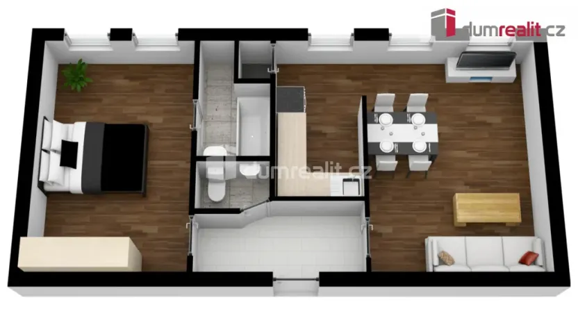 Pronájem bytu 2+1, Lovosice, Wolkerova, 50 m2