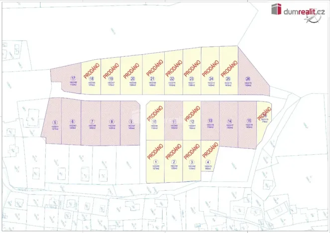Prodej pozemku pro bydlení, Tři Sekery - Krásné, 1469 m2
