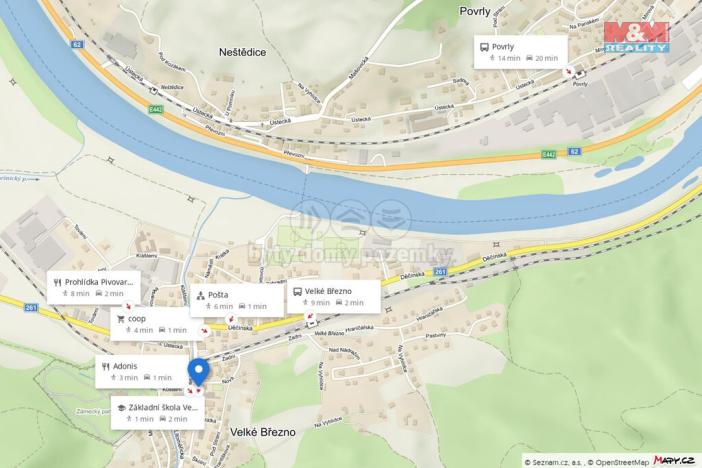 Prodej restaurace, Velké Březno, 700 m2