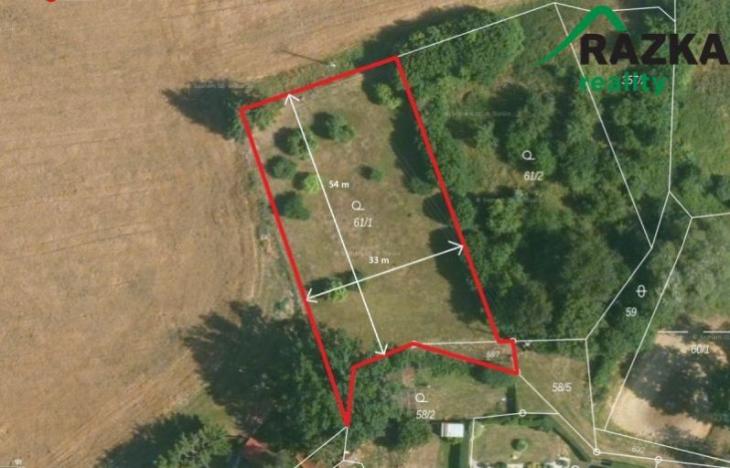 Prodej pozemku pro bydlení, Bor - Čečkovice, 1824 m2