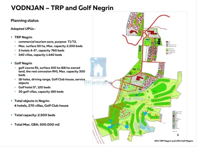 Prodej komerčního pozemku, Vodnjan,Chorvatsko, 16809800 m2
