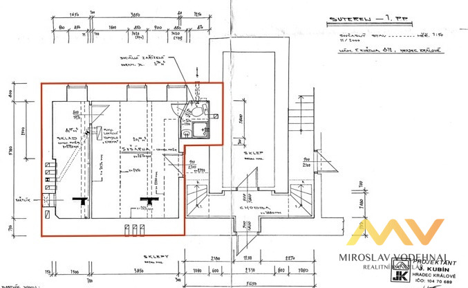 Pronájem kanceláře, Hradec Králové, náměstí 5. května, 110 m2