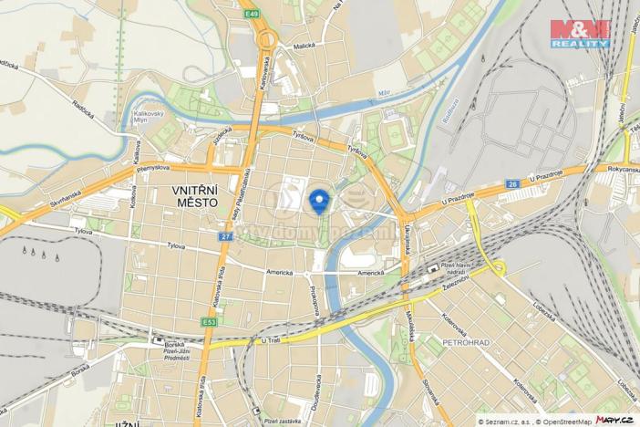 Pronájem bytu 4+kk, Plzeň - Vnitřní Město, Zbrojnická, 110 m2