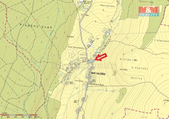 Prodej pozemku, Moravský Beroun - Nové Valteřice, 719 m2