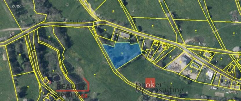 Prodej zahrady, Boleboř - Orasín, 2433 m2