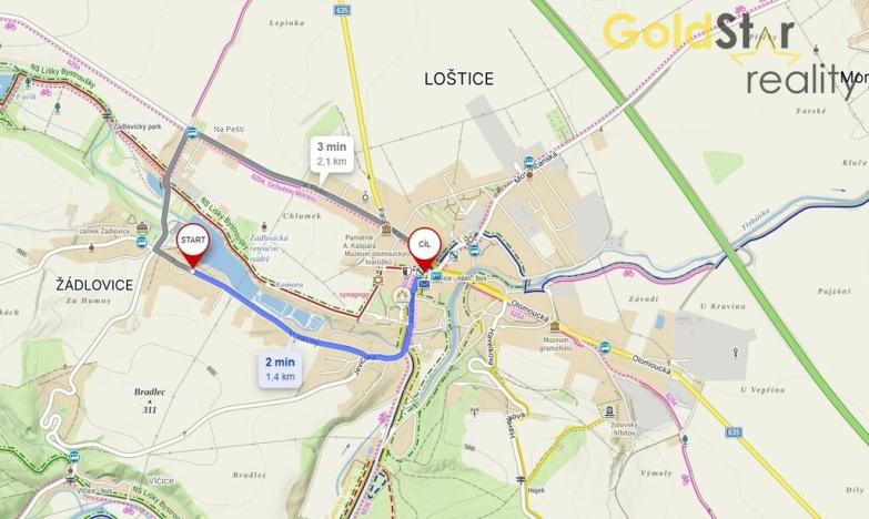 Prodej pozemku pro bydlení, Loštice - Žádlovice, 1160 m2