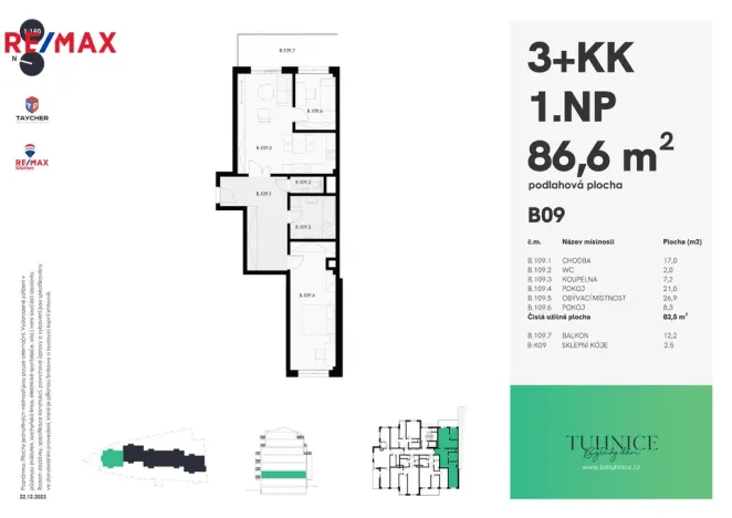 Prodej bytu 2+kk, Karlovy Vary, Šumavská, 86 m2