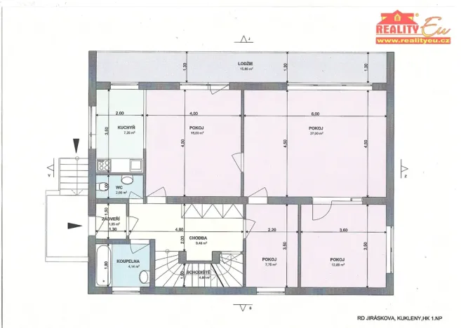 Prodej rodinného domu, Hradec Králové - Kukleny, Jiráskova, 260 m2