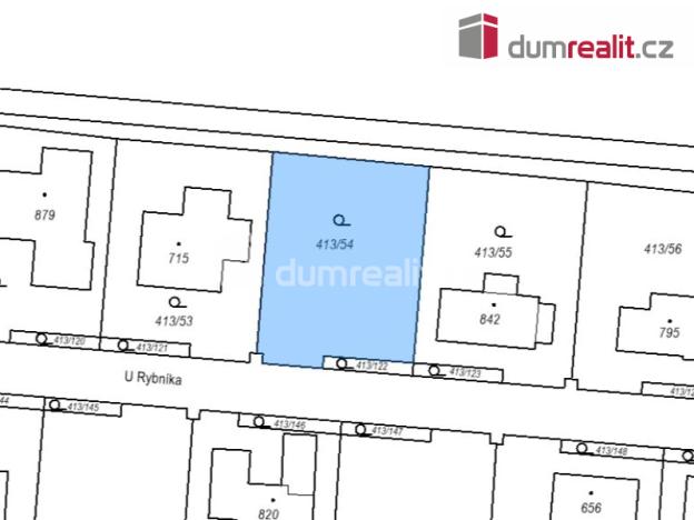 Prodej pozemku pro bydlení, Veleň, U Rybníka, 801 m2