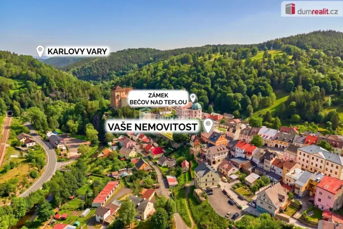 Prodej rodinného domu, Bečov nad Teplou, nám. 5. května, 246 m2