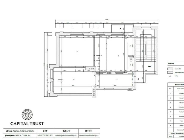 Prodej činžovního domu, Teplice, Kollárova, 822 m2