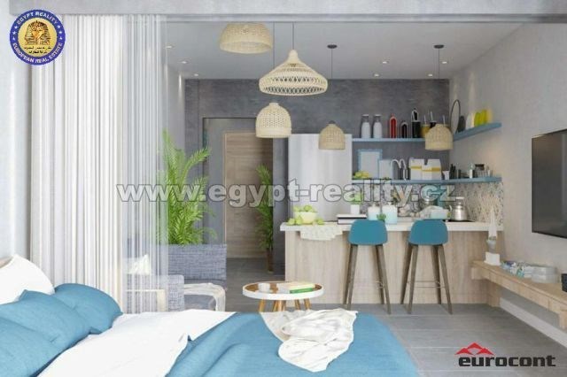 Prodej bytu 1+kk, Hurghada, Egypt, طريق الغردقه الاسماعليه, 46 m2