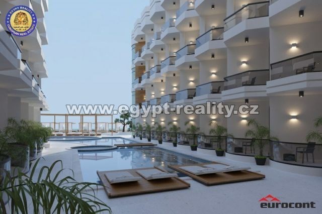 Prodej bytu 1+kk, Hurghada, Egypt, شارع البحر, 45 m2