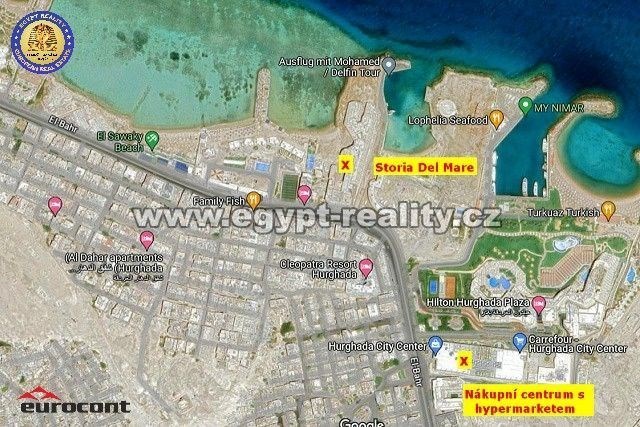 Prodej bytu 3+kk, Hurghada, Egypt, شارع البحر, 87 m2