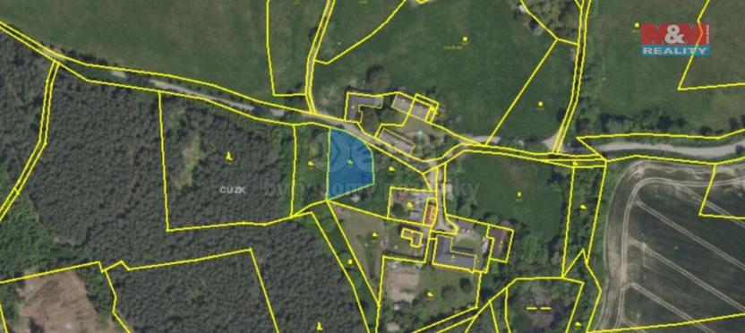 Prodej pozemku pro bydlení, Ostředek, 992 m2