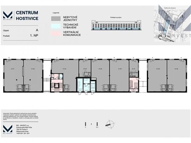Prodej obchodního prostoru, Hostivice, Čsl. armády, 111 m2