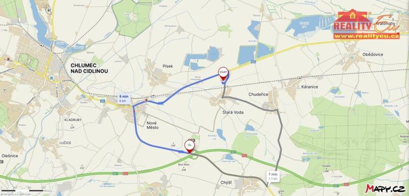 Prodej pozemku pro komerční výstavbu, Stará Voda, 16182 m2