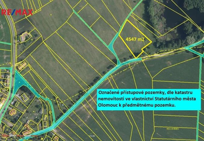Prodej pozemku, Olomouc, 4547 m2