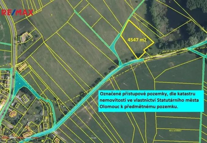 Prodej pozemku, Olomouc, 4547 m2