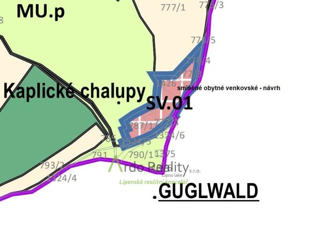 Prodej pozemku pro bydlení, Přední Výtoň, 1887 m2