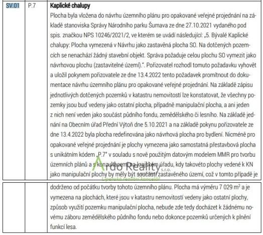 Prodej pozemku pro bydlení, Přední Výtoň, 1887 m2