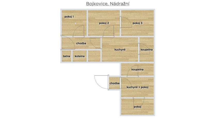 Prodej rodinného domu, Bojkovice, Nádražní, 275 m2