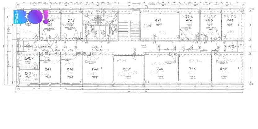 Pronájem kanceláře, Ostrava, Lešetínská, 820 m2