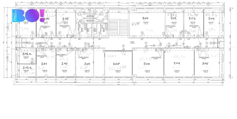 Pronájem kanceláře, Ostrava, Lešetínská, 820 m2