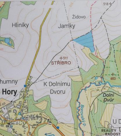 Prodej zemědělské půdy, Stříbrné Hory, 40478 m2