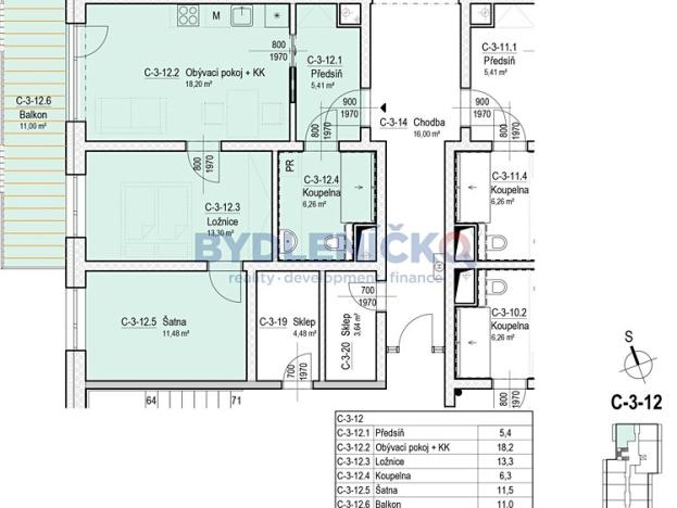 Prodej bytu 3+kk, Hluboká nad Vltavou, 55 m2