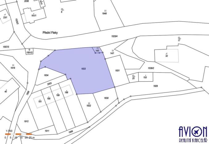 Prodej pozemku pro bydlení, Chudenín - Fleky, 1978 m2