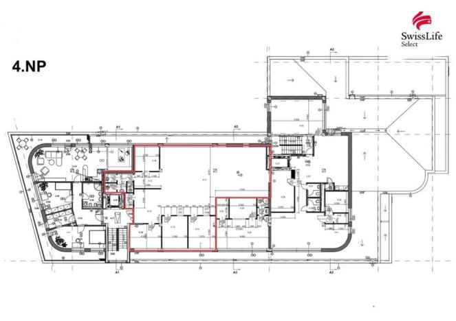 Pronájem kanceláře, Praha - Kyje, Lednická, 203 m2